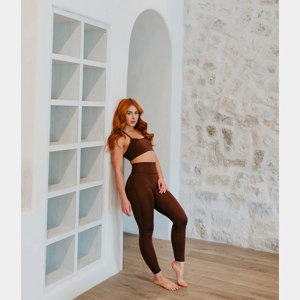 Rec Sweat cocoa leggings
